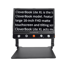 Load image into Gallery viewer, Clover Book Lite XL - A foldable, portable touchscreen magnifier with a 1 Year warranty