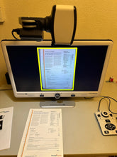 Load image into Gallery viewer, DaVinci PRO HD/OCR Desktop Portable Video Magnifier with 24" LCD FULL PAGE Text-to-Speech and Self Viewing w/ 1 Year warranty