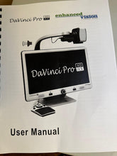 Load image into Gallery viewer, DaVinci PRO HD/OCR Desktop Portable Video Magnifier with 24" LCD FULL PAGE Text-to-Speech and Self Viewing w/ 1 Year warranty