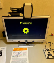 Load image into Gallery viewer, DaVinci PRO HD/OCR Desktop Portable Video Magnifier with 24" LCD FULL PAGE Text-to-Speech and Self Viewing w/ 1 Year warranty