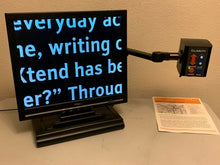 Load image into Gallery viewer, Clarity Portable Eye Level Deskmate Low Vision Video Magnifier 19" LCD & Battery