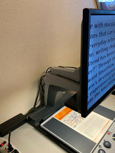 Load image into Gallery viewer, OPTELEC Clearview Plus EASY Low Vision Video Magnifier + 22" LCD & Flex Arm