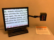 Load image into Gallery viewer, Clarity Portable Eye Level Deskmate Low Vision Video Magnifier 19" LCD & Battery