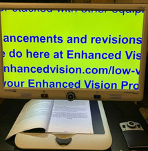 Load image into Gallery viewer, Enhanced Vision Merlin Elite HD (720p) with 24" LCD Desktop Low Vision Magnifier + Partial Page OCR READER