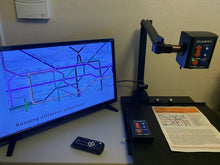 Load image into Gallery viewer, Clarity 30" Flex Arm Low Vision Video Magnifier NEW 24" LED Large XY Table Case