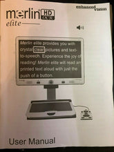 Load image into Gallery viewer, Enhanced Vision Merlin Elite HD (720p) with 24" LCD Desktop Low Vision Magnifier + Partial Page OCR READER