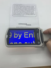 Load image into Gallery viewer, Enhanced Vision Long Pebble Portable Low Vision Magnifier 4.3” LCD 5x to 10x