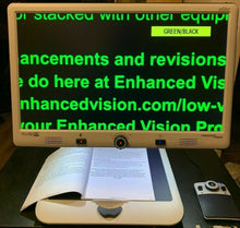 Load image into Gallery viewer, Enhanced Vision Merlin Elite HD (720p) with 24" LCD Desktop Low Vision Magnifier + Partial Page OCR READER