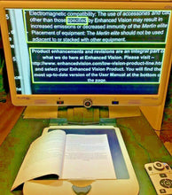 Load image into Gallery viewer, Enhanced Vision Merlin Elite HD (720p) with 24" LCD Desktop Low Vision Magnifier + Partial Page OCR READER