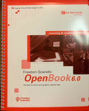 Load image into Gallery viewer, Freedom Scientific Openbook 6.0 Scanning and Reading Software OCR **NOS**
