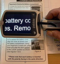Load image into Gallery viewer, Enhanced Vision Pebble Portable Low Vision Magnifier 3.5" LCD 5x to 10x