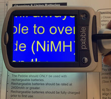 Load image into Gallery viewer, Enhanced Vision Pebble Portable Low Vision Magnifier 3.5" LCD 5x to 10x