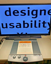 Load image into Gallery viewer, OPTELEC Clearview Plus EASY Low Vision Video Magnifier + 22" LCD & Flex Arm