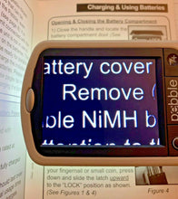 Load image into Gallery viewer, Enhanced Vision Pebble Portable Low Vision Magnifier 3.5" LCD 5x to 10x