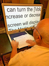 Load image into Gallery viewer, Enhanced Vision Merlin Elite HD (720p) with 24" LCD Desktop Low Vision Magnifier + Partial Page OCR READER