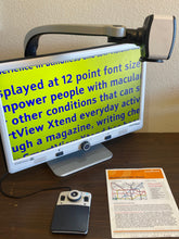 Load image into Gallery viewer, DaVinci HD OCR Desktop Portable Video Magnifier with 24" LCD Text-to-Speech and Self Viewing
