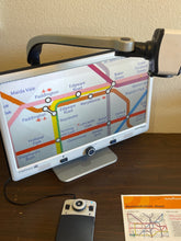 Load image into Gallery viewer, DaVinci HD OCR Desktop Portable Video Magnifier with 24" LCD Text-to-Speech and Self Viewing