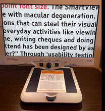 Load image into Gallery viewer, Merlin Elite Ultra HD Desktop Video Magnifier with Ultra Thin 24" LCD & 6 month Warranty