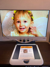 Load image into Gallery viewer, Merlin Elite Ultra HD Desktop Video Magnifier with Ultra Thin 22" LCD & 6 month Warranty