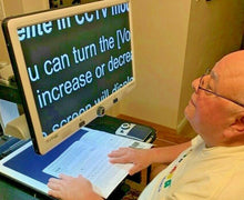 Load image into Gallery viewer, Merlin Elite Pro HD Desktop Video Magnifier with 24" LCD + OCR Reading Technology