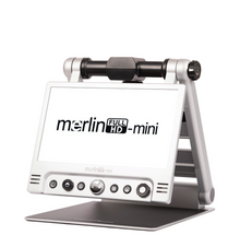 Load image into Gallery viewer, Merlin Mini HD Portable Desktop Video Magnifier with 15.6" LCD Folds Flat & 2 Year Warranty