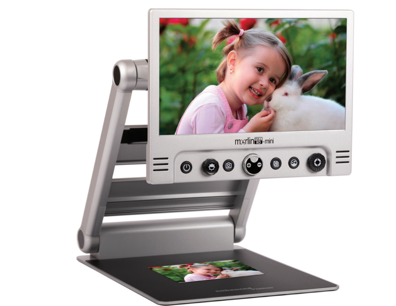 Merlin Mini HD Portable Desktop Video Magnifier with 15.6