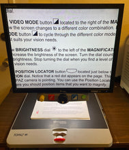 Load image into Gallery viewer, Freedom Scientific Desktop Topaz 19" LCD with FLEX ARM Low Vision Video Magnifier Reader 65X