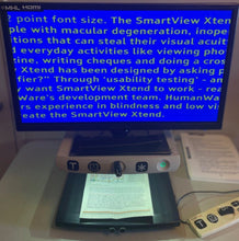 Load image into Gallery viewer, Humanware Smartview Xtend with a NEW 24" LCD Low Vision Video Magnifier 65X Refurbished