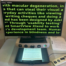 Load image into Gallery viewer, Humanware Smartview Xtend with a NEW 24" LCD Low Vision Video Magnifier 65X Refurbished