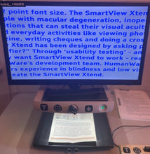Load image into Gallery viewer, Humanware Smartview Xtend with a NEW 24" LCD Low Vision Video Magnifier 65X Refurbished