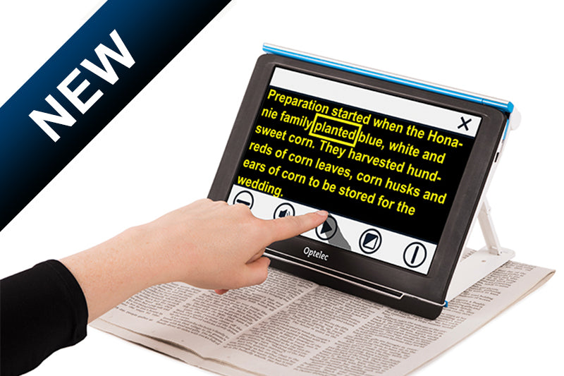 Compact HD 10 Portable Video Magnifier with & without Speech Option & 2 Year Warranty