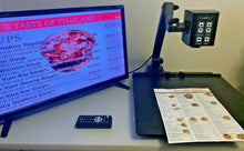 Load image into Gallery viewer, Clarity Flex Arm Low Vision Video Magnifier Eye Level w/ 24&quot; LCD, Case, XY Table
