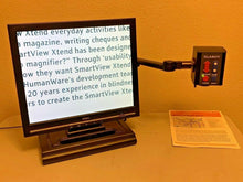 Load image into Gallery viewer, Clarity Portable Eye Level Deskmate Low Vision Video Magnifier 19&quot; LCD &amp; Battery
