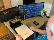 Load image into Gallery viewer, Clarity 24&quot; LCD Low Vision Video Magnifier Eye Level Flex Arm w/ Case &amp; XY Table
