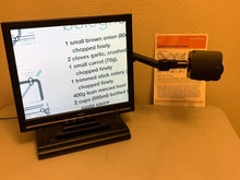 Load image into Gallery viewer, Clarity Portable Eye Level Deskmate Low Vision Video Magnifier 19&quot; LCD &amp; Battery
