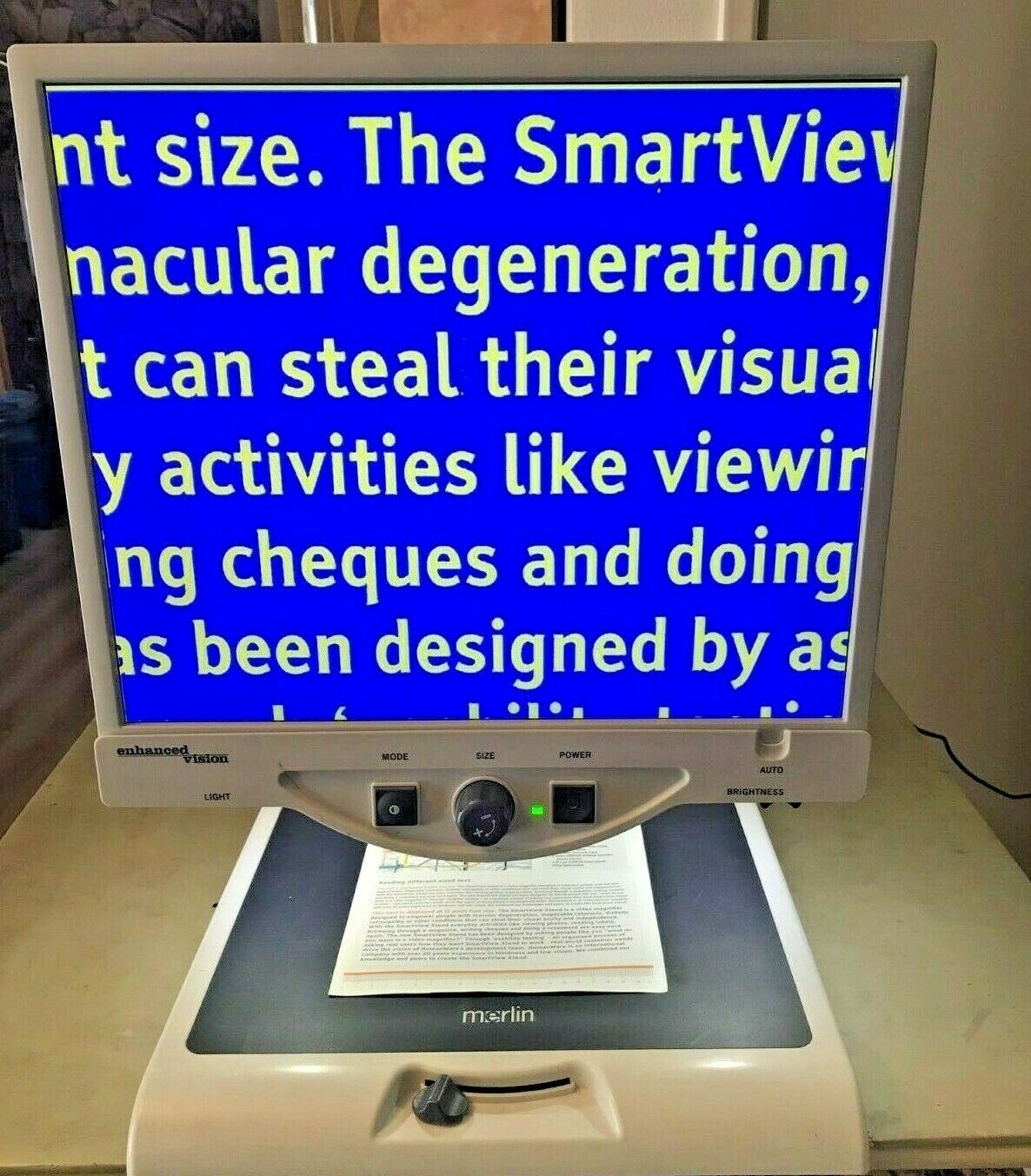 Enhanced Vision Magnifiers Enhanced Vision Merlin 19