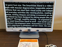 Load image into Gallery viewer, DaVinci PRO HD/OCR Desktop Portable Video Magnifier with 24&quot; LCD FULL PAGE Text-to-Speech and Self Viewing

