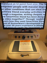 Load image into Gallery viewer, Enhanced Vision Merlin REFURBISHED Low Vision 65X Magnifier w/ NEW 24&quot; LCD
